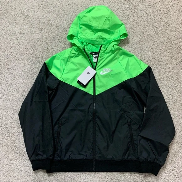 Nike Jackets Coats Nwt Youth Nike Sportswear Black Neon